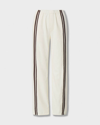Ecru Sport with Brown Stripes