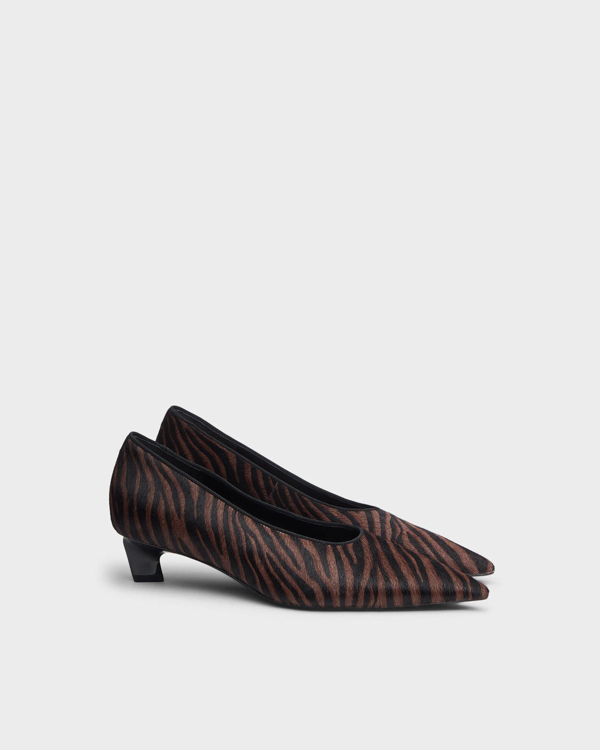 Coffee Zebra Hair Calf