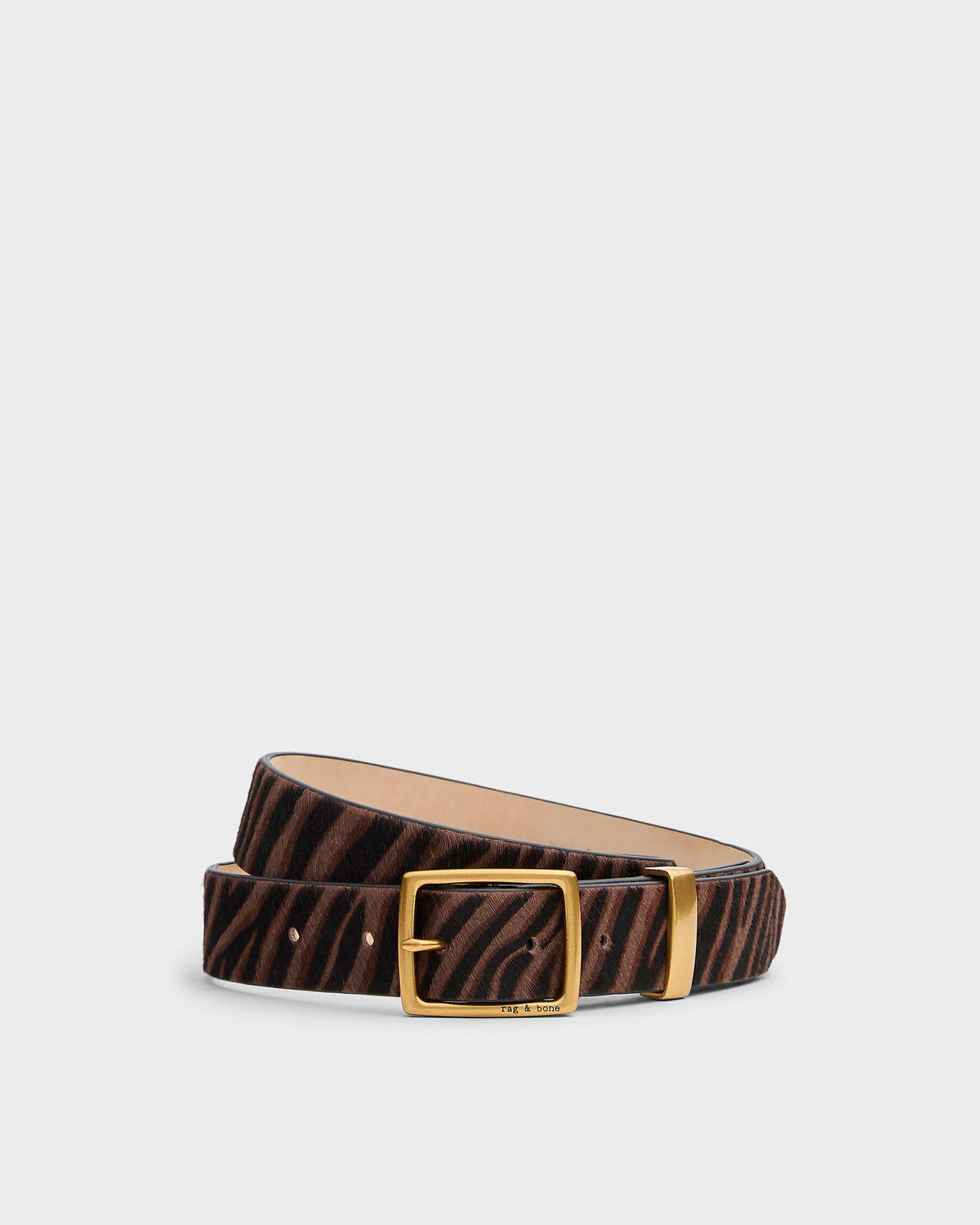 Coffee Zebra Hair Calf