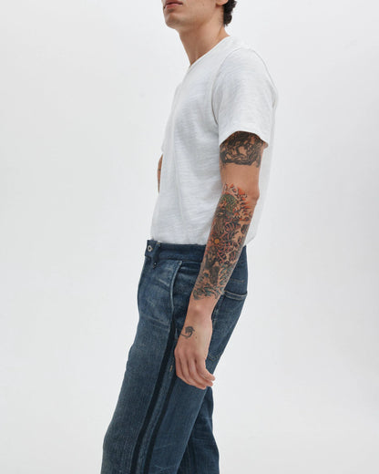 Empire With Indigo Stripe