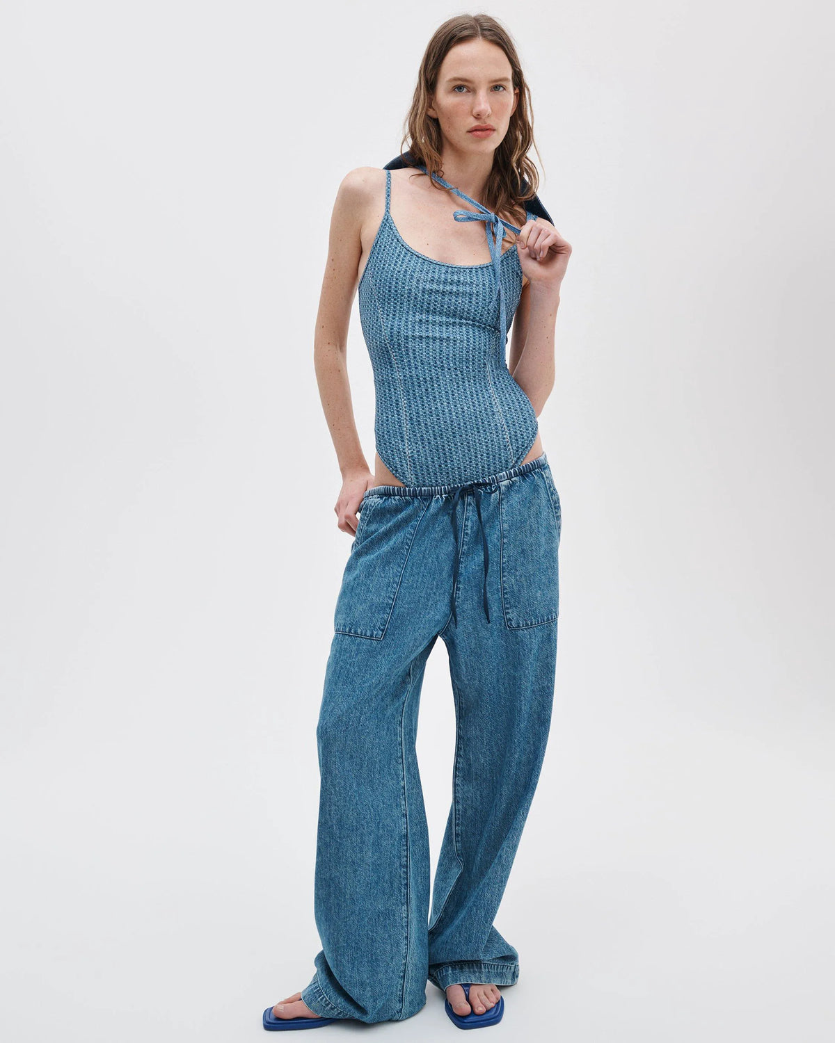 Indigo Waffle