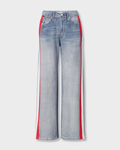 Coney Red White Stripe