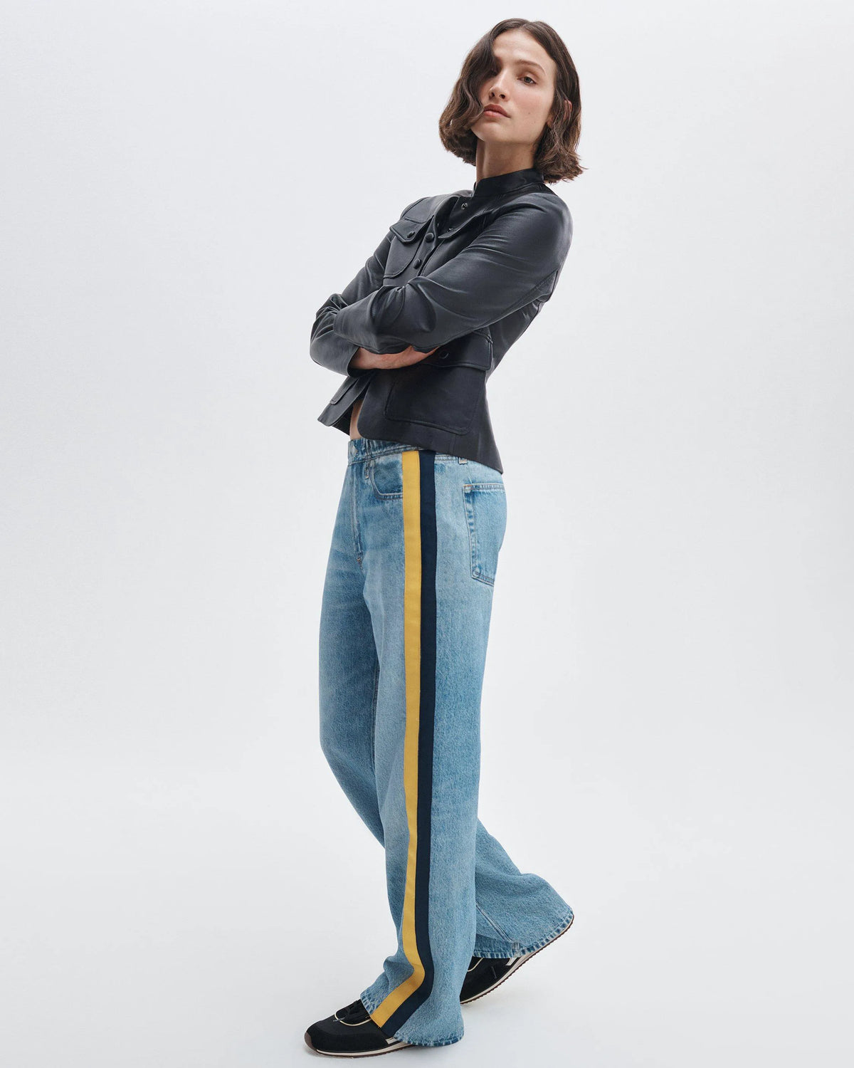 Valentina Ylw Nvy Stripe