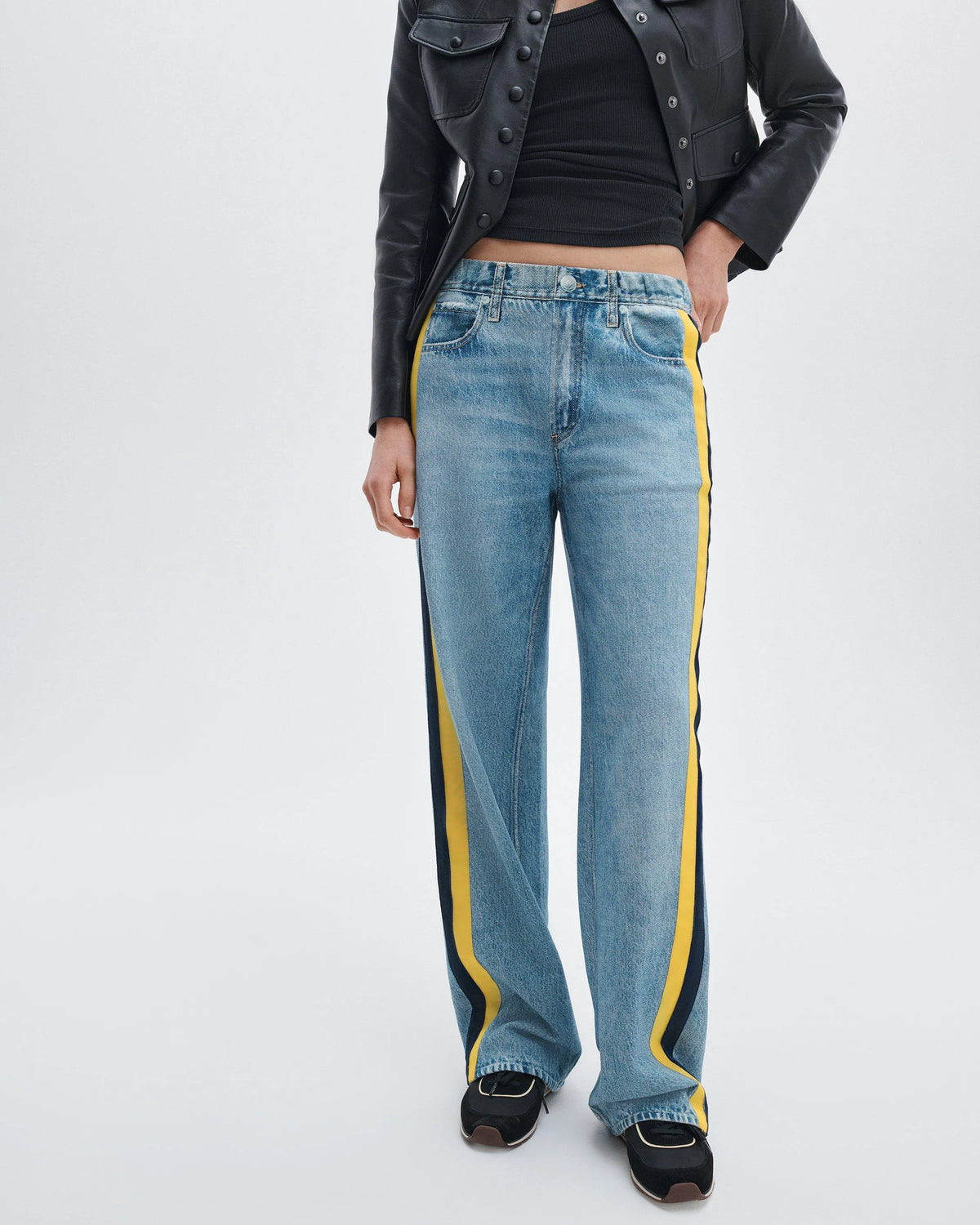 Valentina Ylw Nvy Stripe