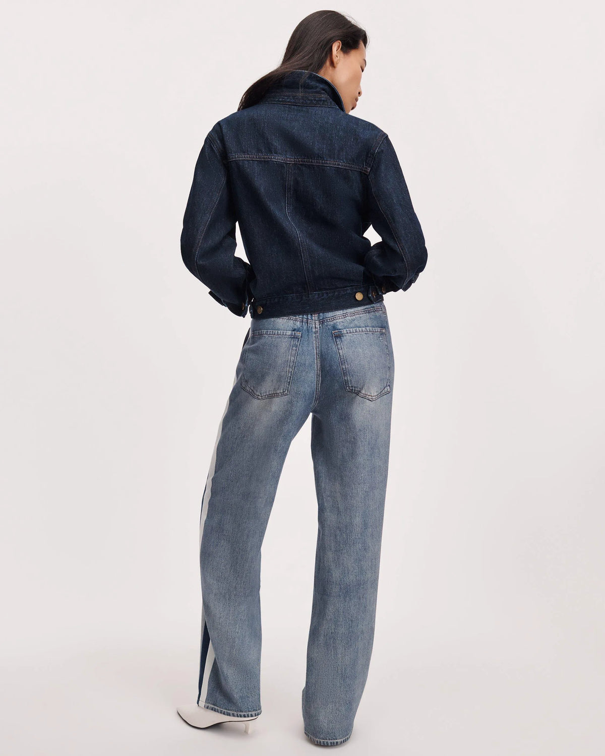Coney Navy White Stripe
