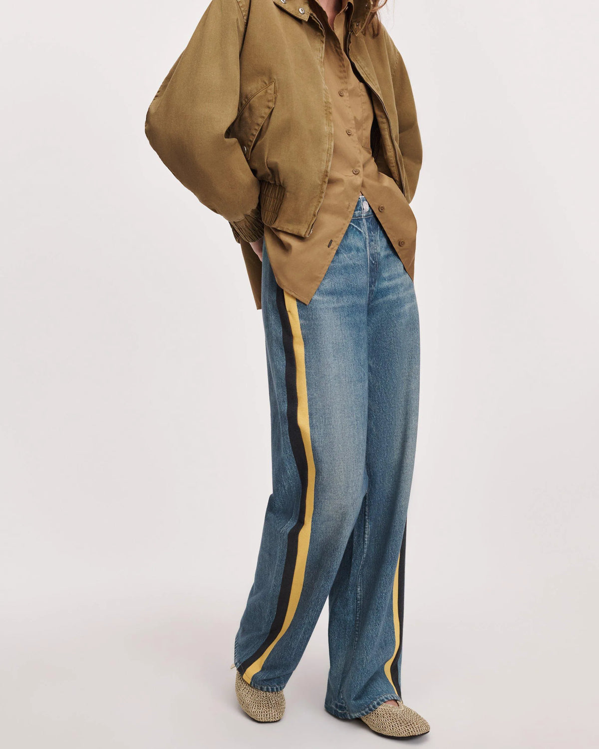 Ellis Yellow Black Stripe